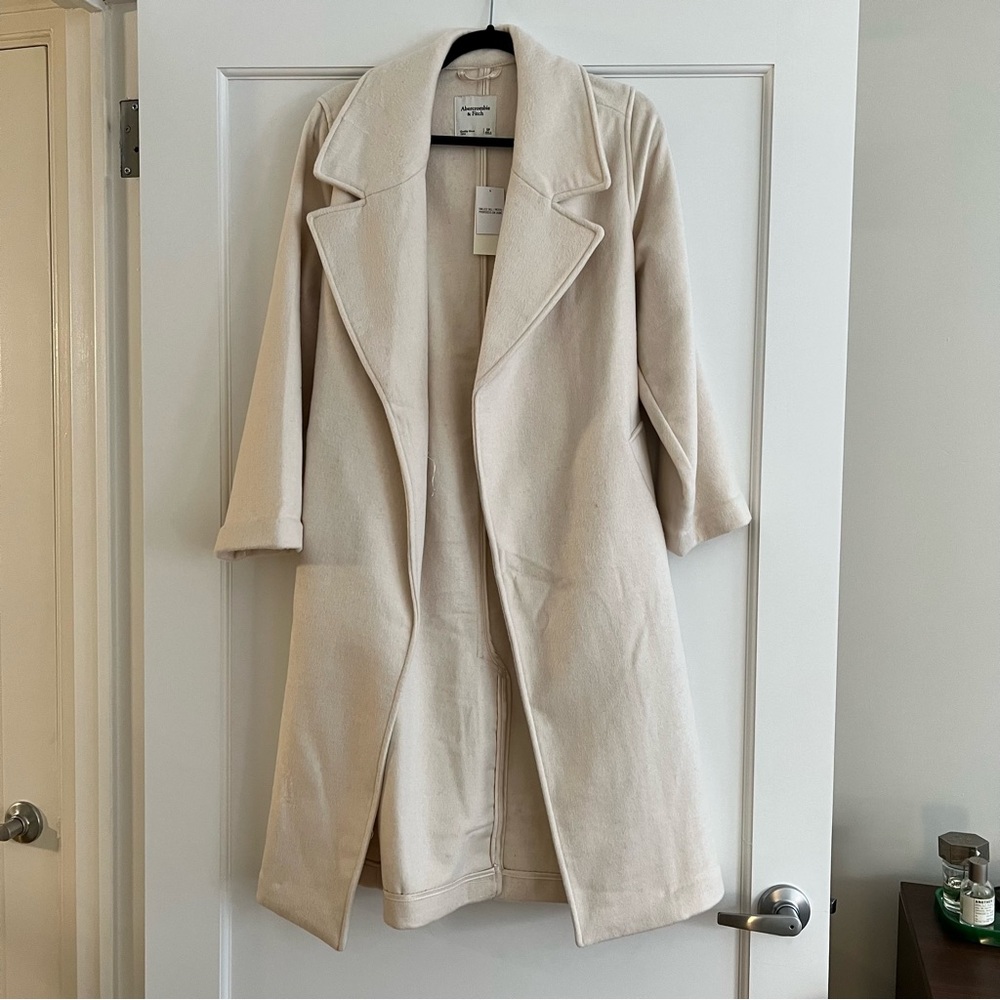 Abercrombie Wool-Blend Blanket Coat